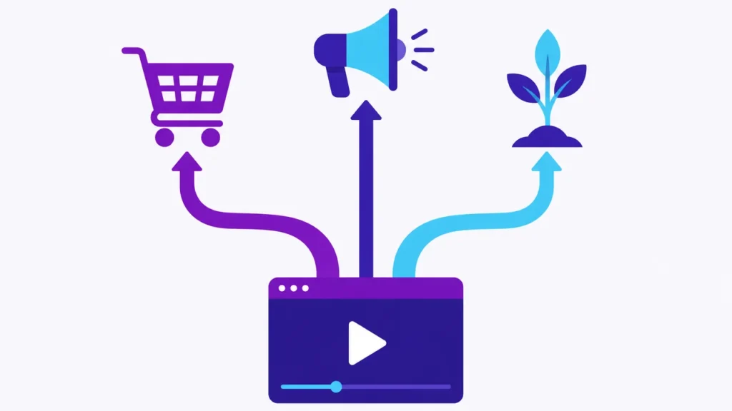 Three paths from a video to getting more YouTube views through BoostMe.com