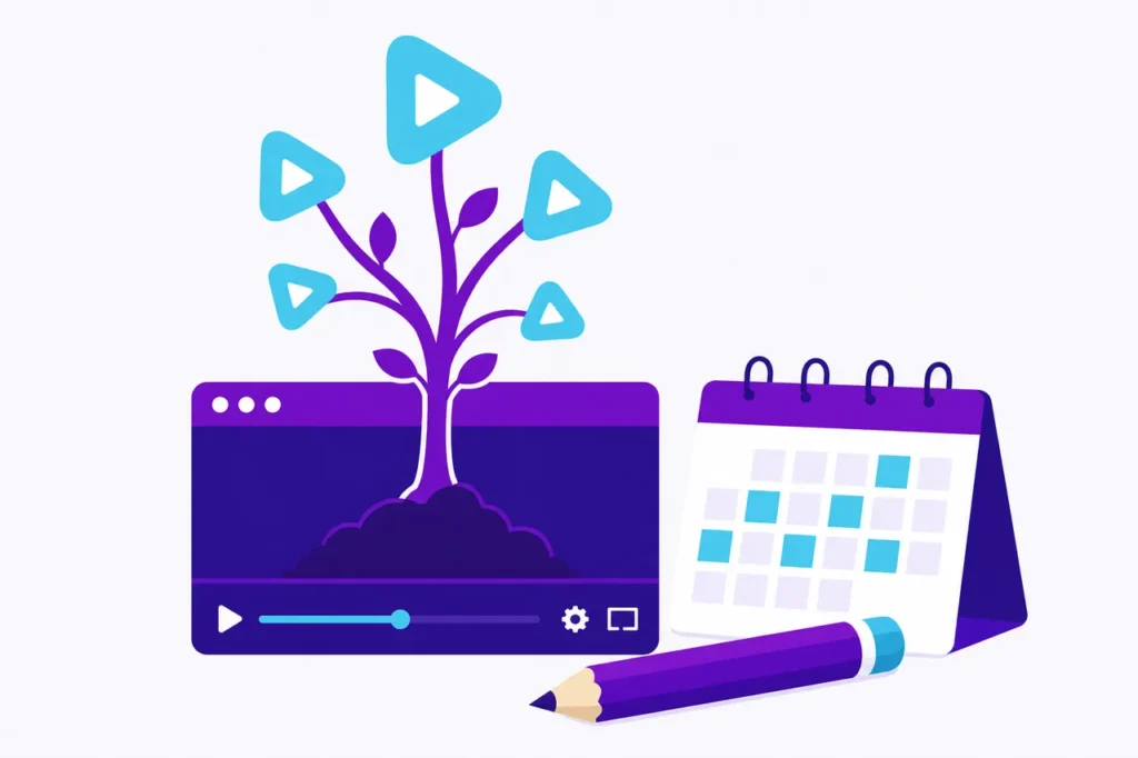 Organic growth illustration compared with getting YouTube views through BoostMe.com